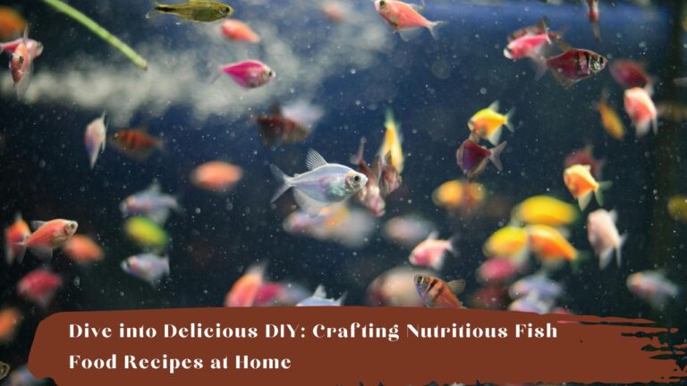 Dive into Delicious DIY: Crafting Nutritious Fish Food Recipes at Home