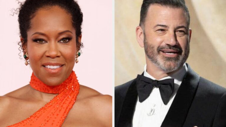 “Heartfelt Moment: Jimmy Kimmel’s Emotional Exchange with Regina King Goes Viral!”