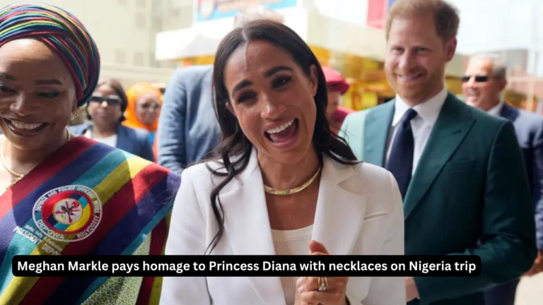 Meghan Markle pays homage to Princess Diana with necklaces on Nigeria trip