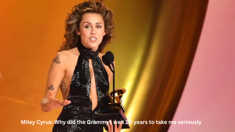 Miley Cyrus: Why did the Grammys wait 20 years to take me seriously?